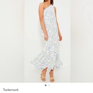 Chic One-Shoulder White Dress